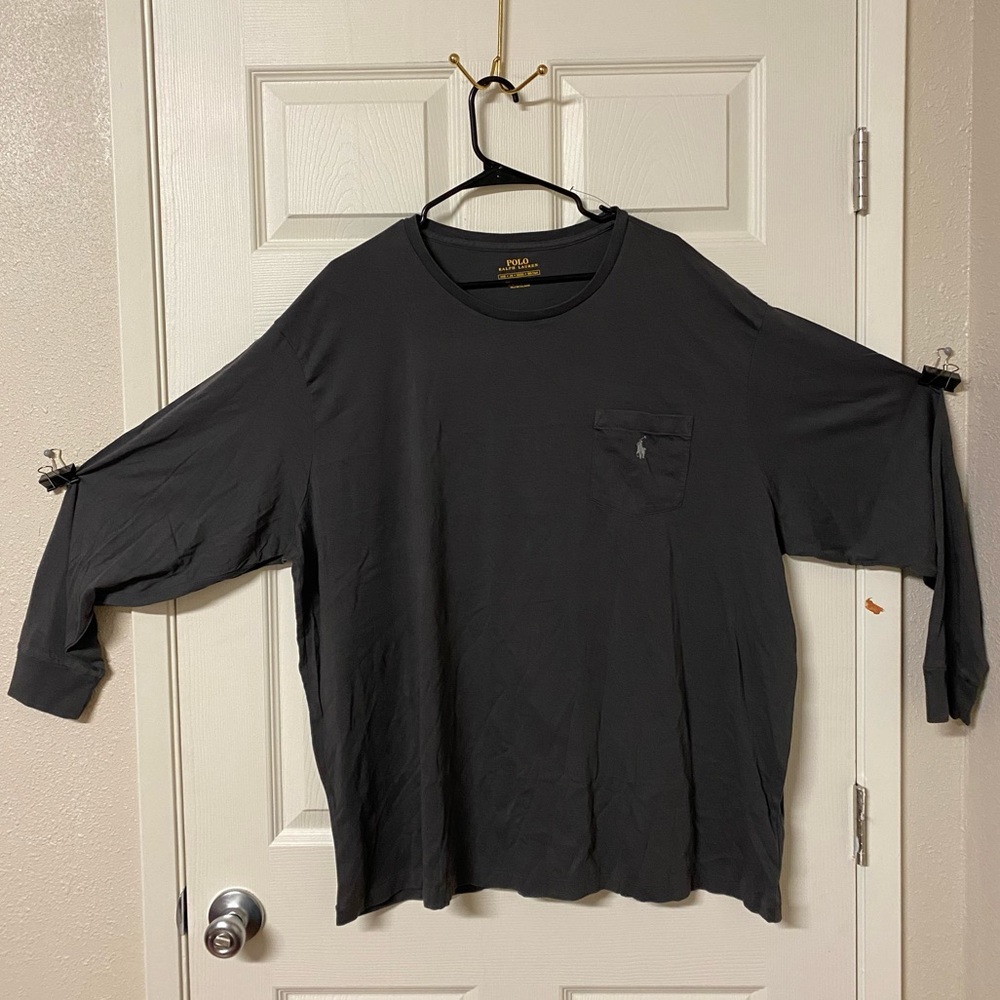Polo Ralph Lauren Long Sleeve Gray T-Shirt 3XL